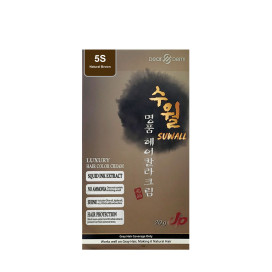 Dearderm Suwall Luxury Hair Color Cream 5S (Natural Brown)  120g + 120g Dearderm Suwall Luxury Hair Color Cream 5S (Natural Brown)  120g + 120g